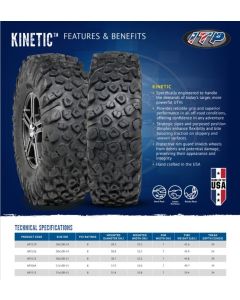 ITP Kinetic Tire 30x10R-14 8PR